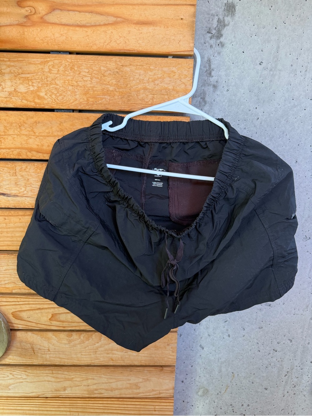 Black Drawstring Swim Shorts